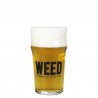 Verre à bière la Weed 25 cl