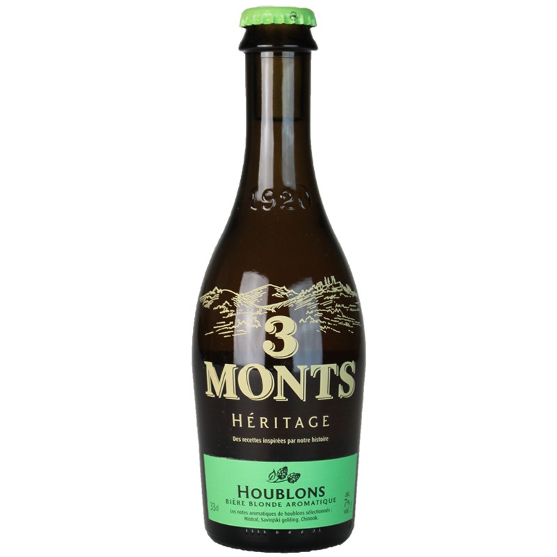 Bière du Nord -3 Monts Héritage Houblon 33 cl