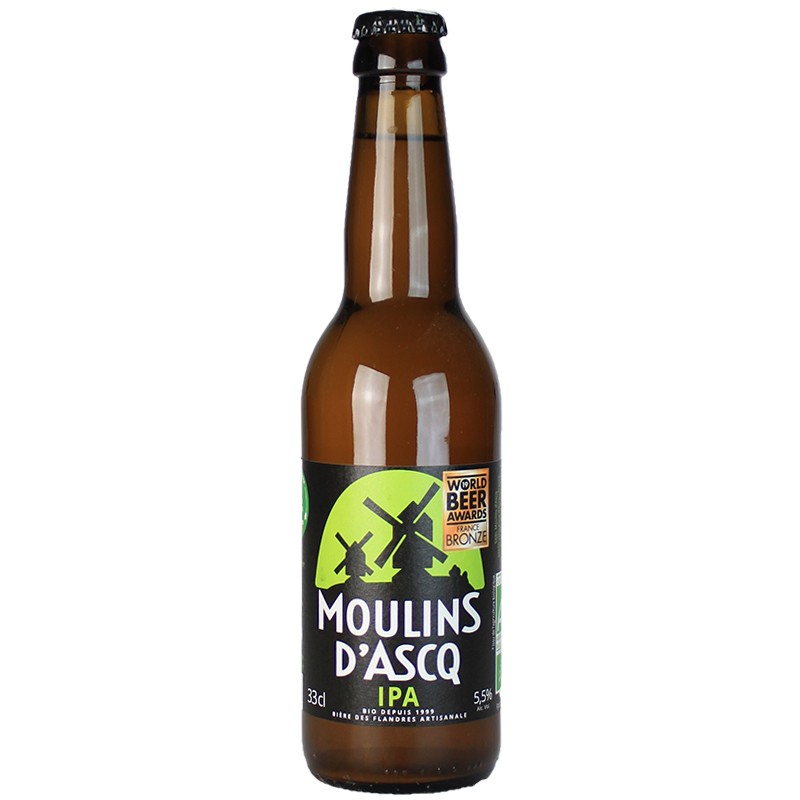 Moulins d'Ascq IPA 33 cl - Bière du Nord