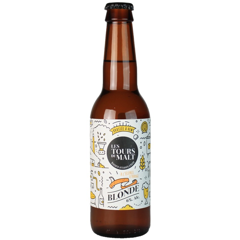 Les Tours du Malt Blonde 33 cl - Bière Blonde