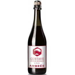 Bière Gustave Ambrée 75 cl