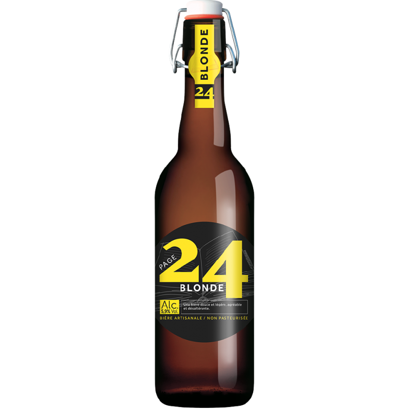 Bière Page 24 Blonde 75 cl