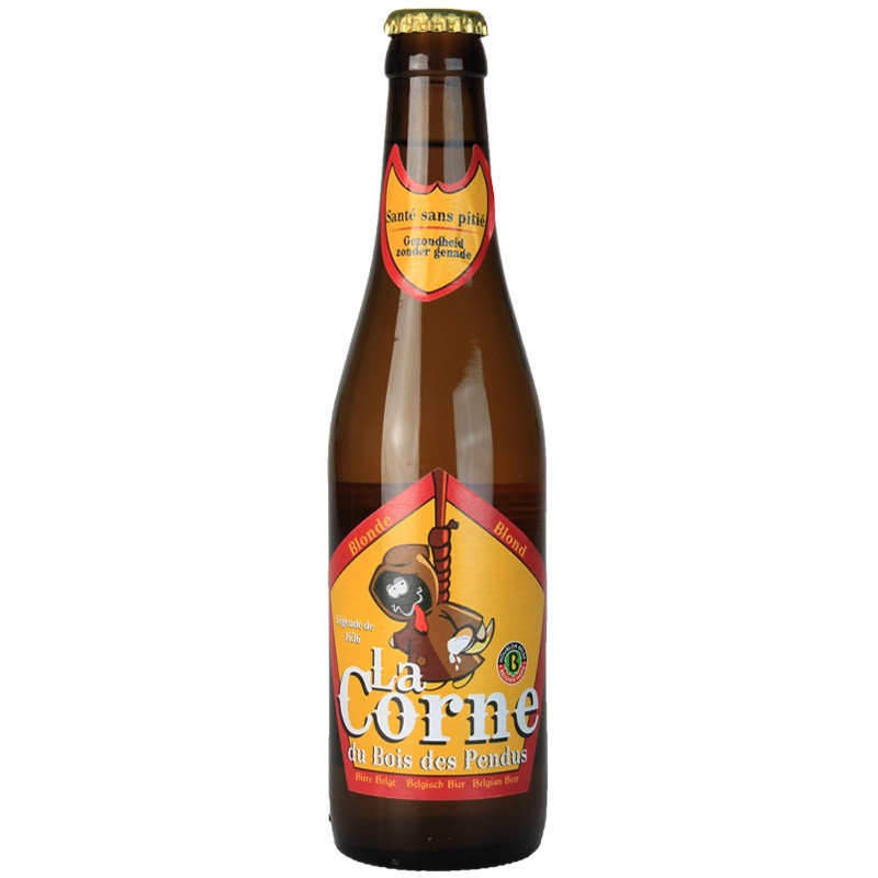 Bière Corne Blonde - Brasserie d'Ebly, Belgique